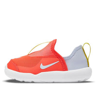 (TD) Nike Lil' Swoosh Bright Crimson Low-Top Running Shoes Orange/Grey AQ3113-606