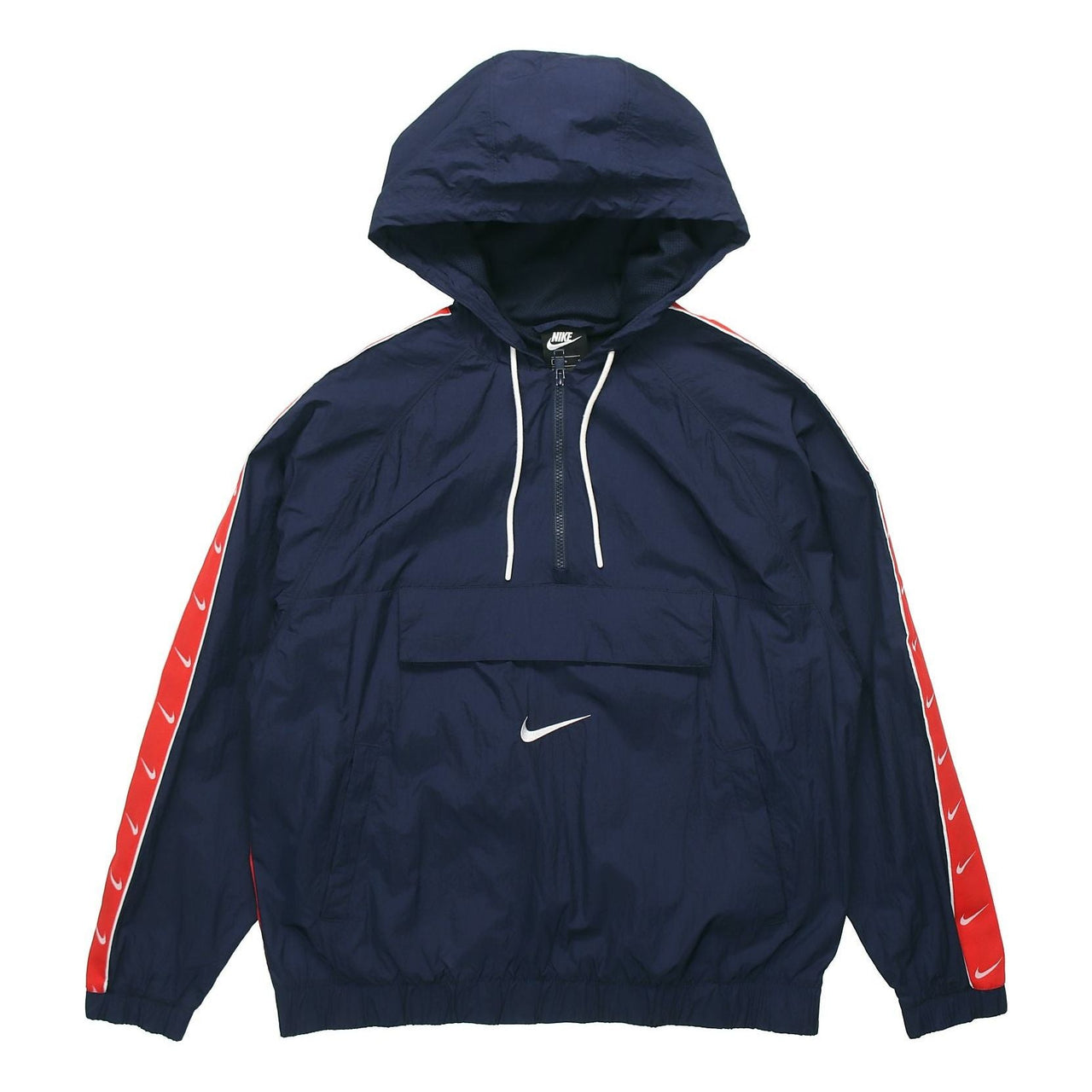Nike Sportswear Big Swoosh Hooded Long Sleeve Color Block Jacket Cd0420-451 Colorblock CD0420-451