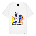 New Balance Unisex Printing Knitting Tee White MT11555-WT
