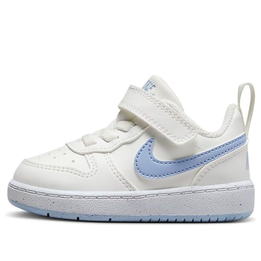(TD) Nike Court Borough Low Recraft Shoes 'Summit White Cobalt Bliss' DV5458-103