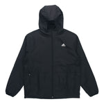 Men's adidas Mh Lite Wvjkt Athleisure Casual Sports Hooded Solid Color Woven Jacket Autumn Black HM2976