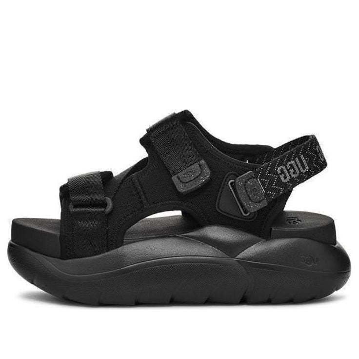 (WMNS) UGG LA Alto Cross Strap 'Black' 1152688-BLK