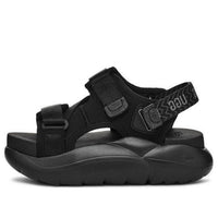 (WMNS) UGG LA Alto Cross Strap 'Black' 1152688-BLK