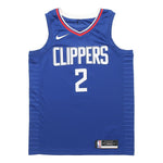 Nike NBA Sports Basketball Jersey SW Fan Edition Los Angeles Clippers Leonard 2 Blue CW3668-402