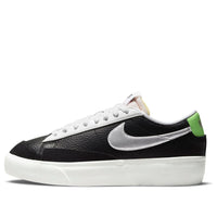 (WMNS) Nike Blazer Platform 'Black Metallic Silver' DN8010-001