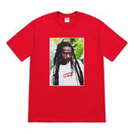 Supreme SS19 Buju Banton Tee Reggae Character Printing Short Sleeve Unisex Red SUP-SS19-10481