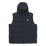 adidas Helionic Hooded Down Vests 'Black' HG6277