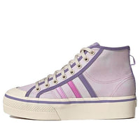 (WMNS) adidas Nizza Platform Mid Shoes 'Almost Pink   Pulse Lilac' GX4608