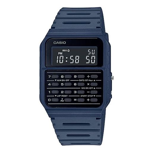 CASIO YOUTH Vintage Calculater Muli-Functional Unisex Mens Blue Digital CA-53WF-2B