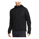 Nike Solid Color Running Athleisure Casual Sports Jacket Black CU7890-010