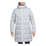Nike Logo Sports Hooded Down Coat 'Light Grey' DD6789-077