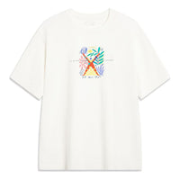Li-Ning Sportswear Classic Graphic Tee 'White Multi' AHST459-2