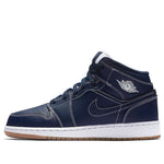 (GS) Air Jordan 1 Retro Mid 'Obsidian' 554725-402