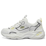 (WMNS) Skechers D'Lites 4.0 Shoes 'Grey White' 896256-NTMT