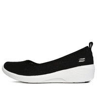 (WMNS) Skechers Sport Active Slip-on Shoes 'Black' 23758-BKW