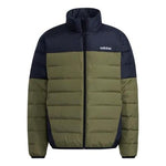Men's adidas neo Alphabet Large Logo Sports Stay Warm Dark Olive Green Down Jacket H45233