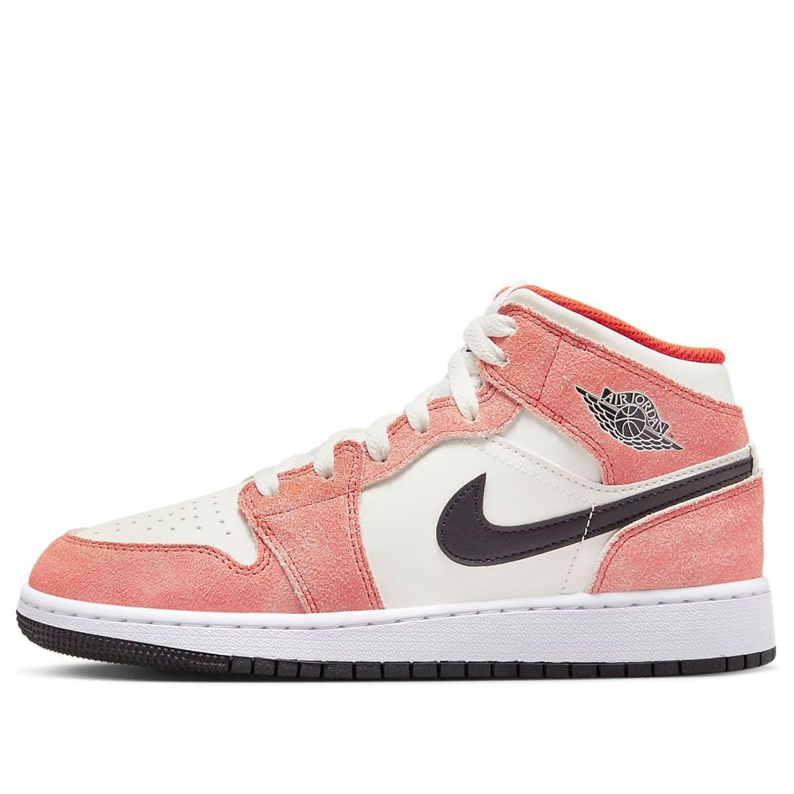 (GS) Air Jordan 1 Mid SE 'Orange Suede' DV1336-800