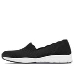 (WMNS) Skechers Modern Comfort Slip-on Shoes 'Black White' 49481-BLK