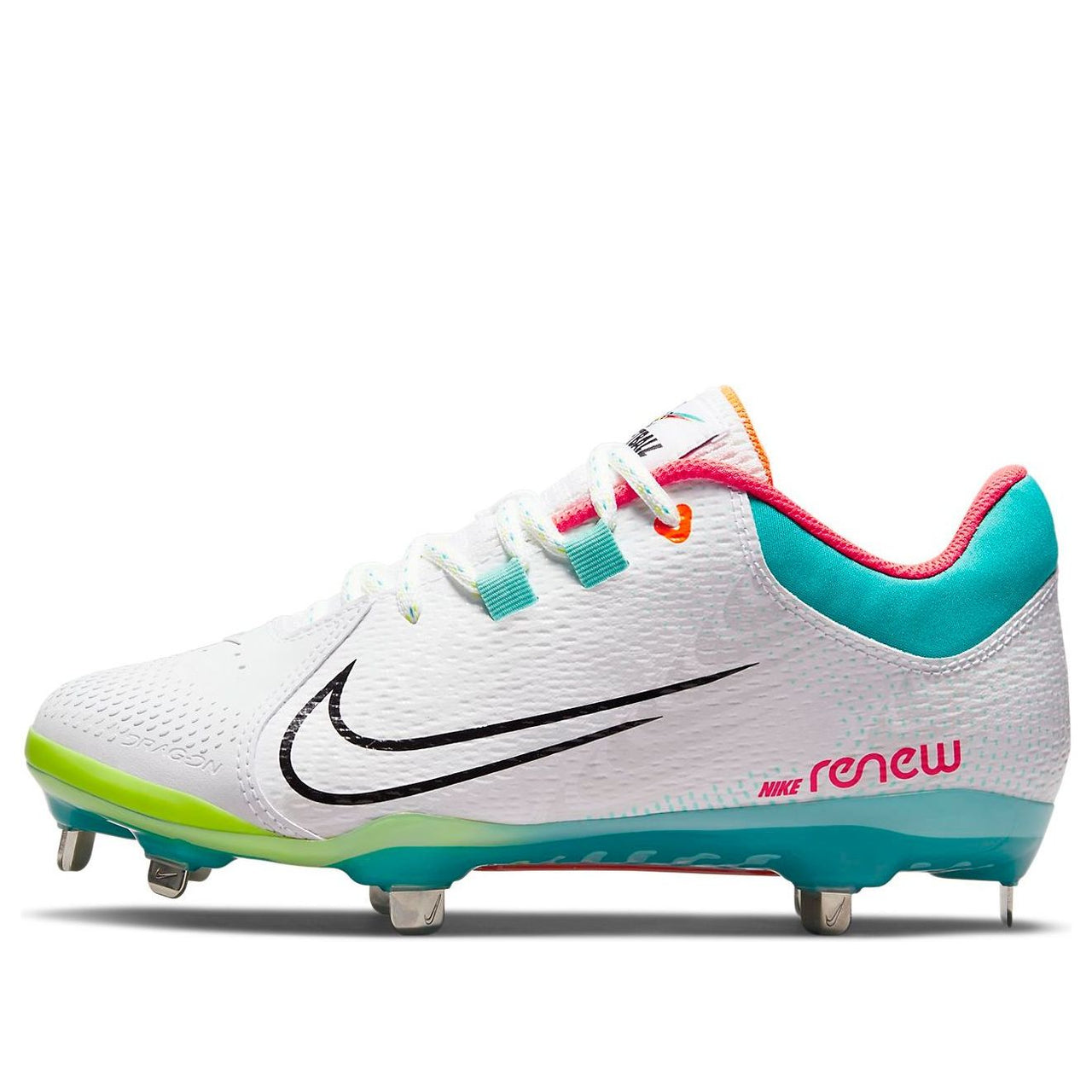 (WMNS) Nike Hyperdiamond 4 Pro 'White Turbo Green' CZ5920-107