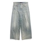 (WMNS) Balenciaga Low Crotch Pants 'Light Blue' 706652TJW952204