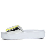 (WMNS) PUMA Platform Slide TZ 'White Silver' 369421-01
