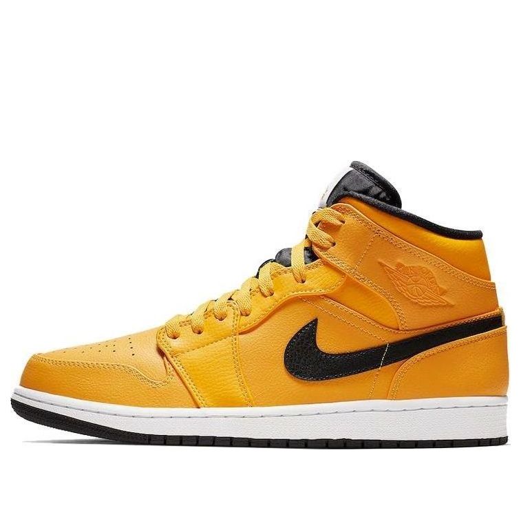 Air Jordan 1 Mid 'University Gold Black' 554724-700