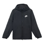 Nike Casual Sports Stay Warm hooded padded Jacket Black AJ7957-010