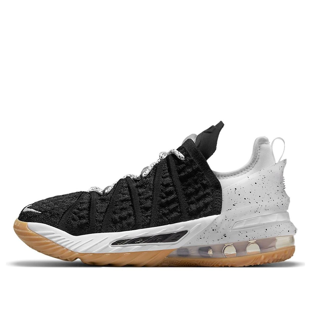 (GS) Nike LeBron 18 'Black White Gum' CW2760-007