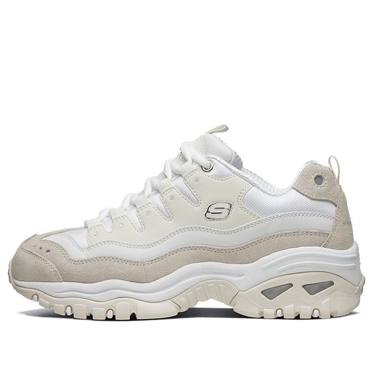 (WMNS) Skechers Energy GS White/Brown 13414-WNT