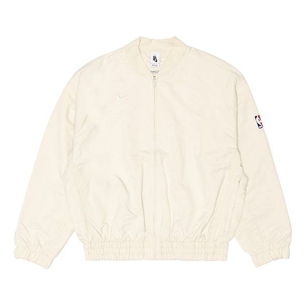 Nike x Fear of God Crossover Solid Color Basketball Sports Jacket Beige Creamy CU4694-271
