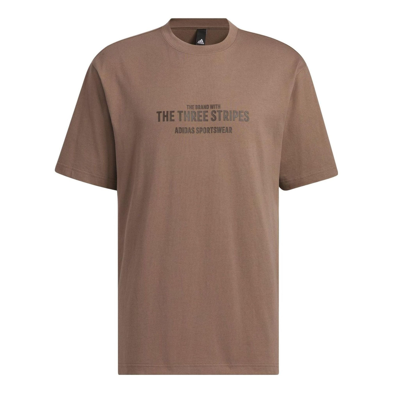 adidas Verbiage T-shirt 'Brown' IP3929