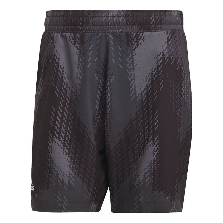 adidas Printed Short Tennis Training Sports Shorts Black GS4938