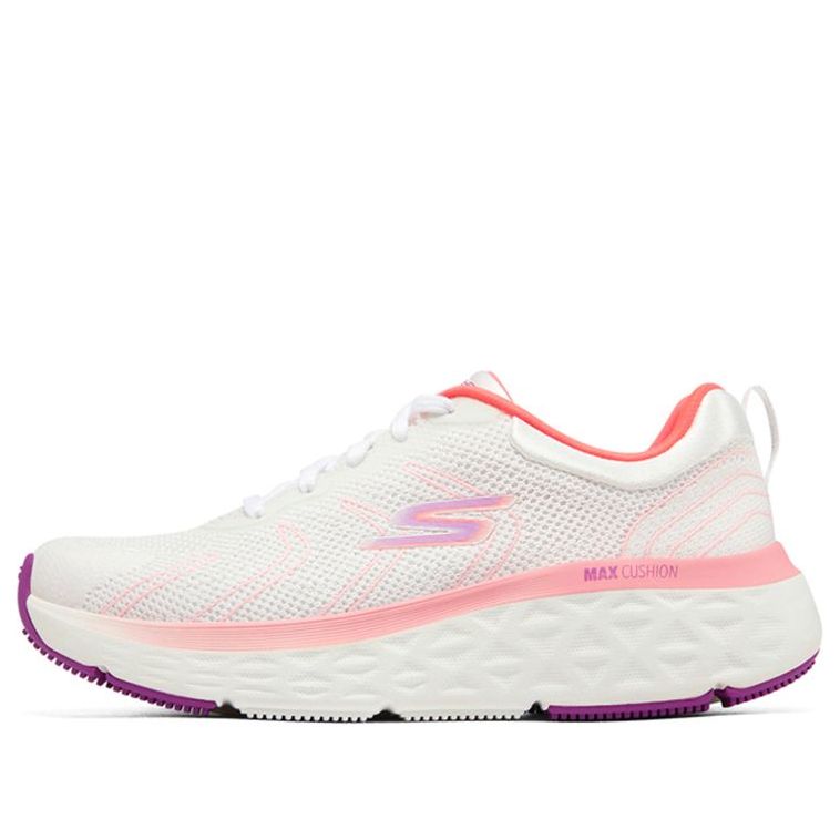 (WMNS) Skechers Max Cushioning Delta 'White Pink Purple' 129120-WCRL