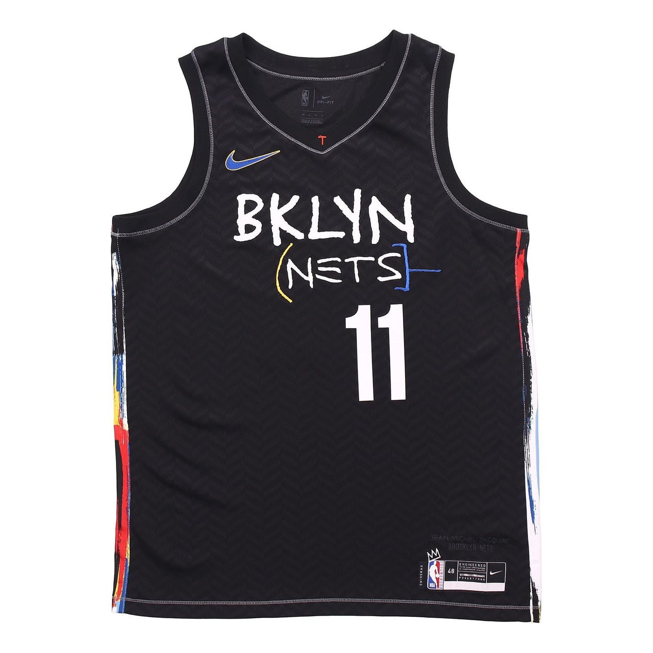 Nike NBA City limited SW Fan Edition 20-21 Season Brooklyn Nets Kyrie Irving 11 Sports Basketball Jersey Black CN1713-018