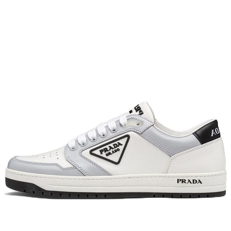 (WMNS) PRADA District Leather Sneakers 'White Grey' 1E790M_3LJ6_F0A4C_F_030
