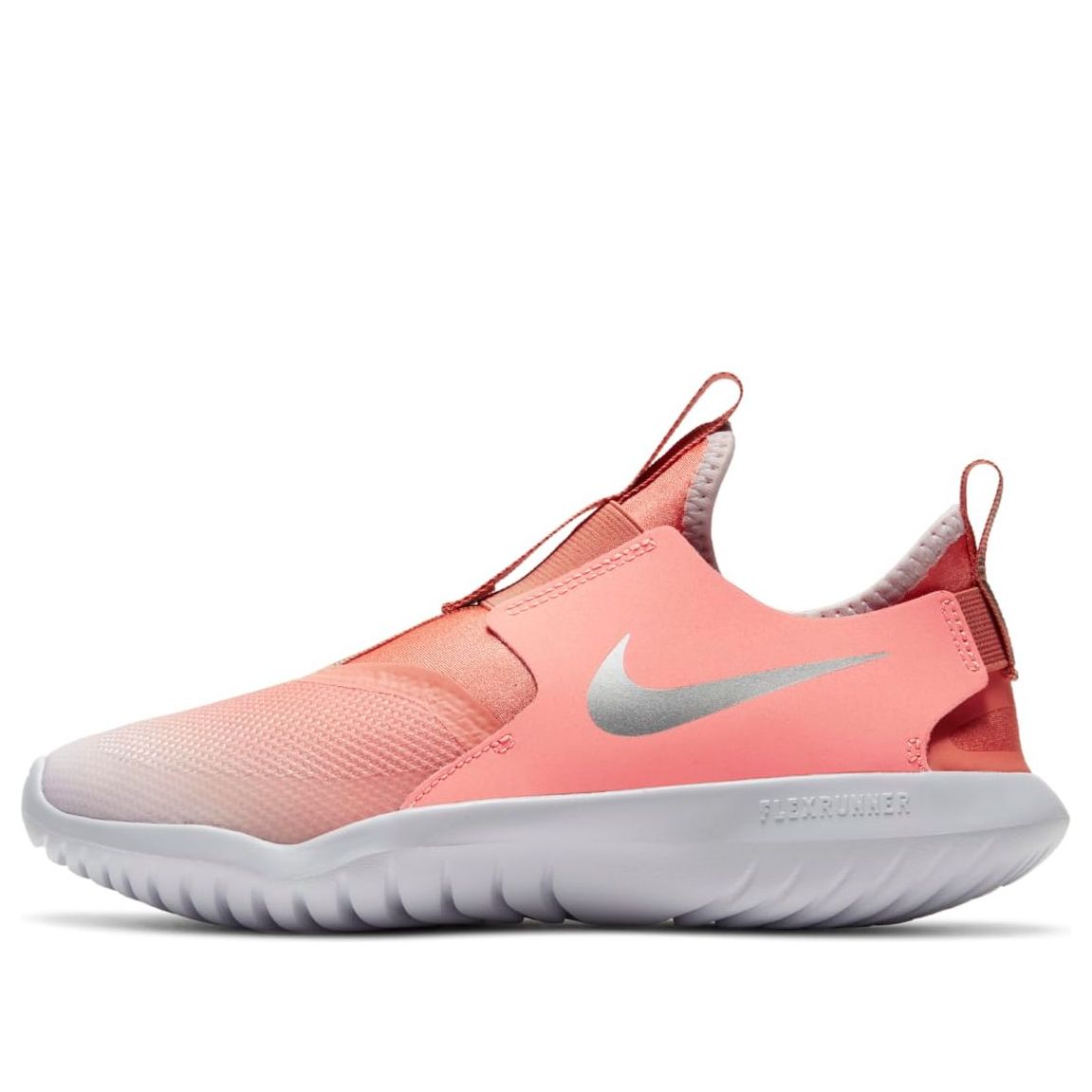 (GS) Nike Flex Runner 'Crimson Bliss Metallic Platinum' AT4662-608