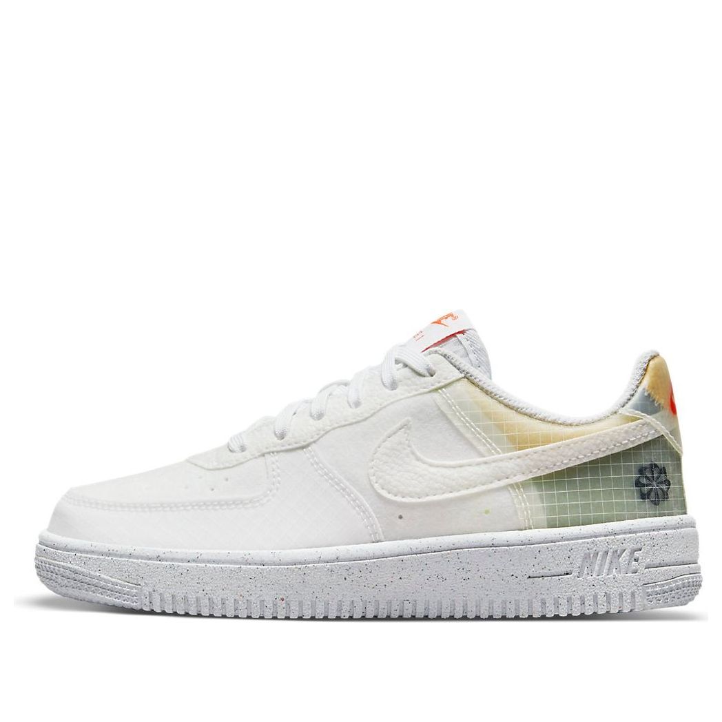(PS) Nike Force 1 Crater 'Move To Zero - White Orange' DH4340-100