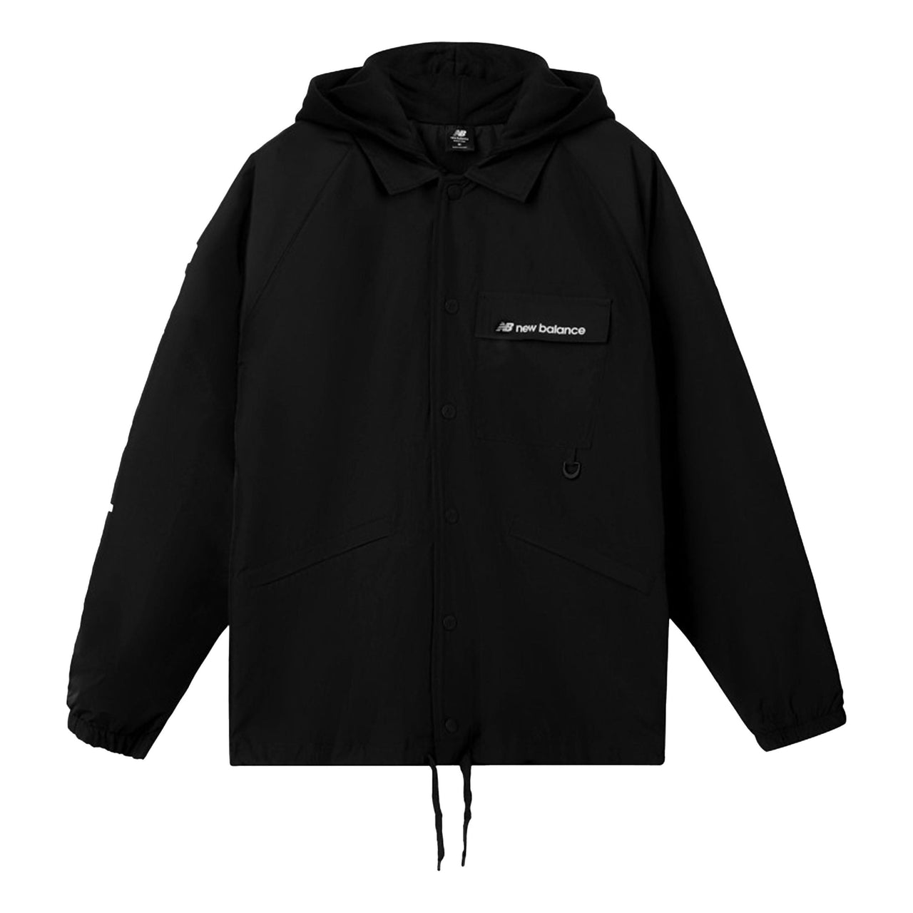 New Balance logo Hooded Windbreaker Men's Black AMJ03305-BK