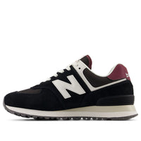 (WMNS) New Balance 574 'Black White Wine Red' WL574WBE