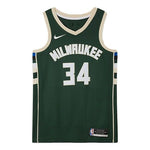 Nike NBA Basketball Jersey SW Fan Edition 19-20 Season Milwaukee Bucks Alphabet 34 Green CW3672-329