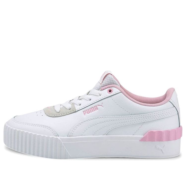 (WMNS) PUMA Carina Lift Casual Board Shoes White/Pink 373031-10
