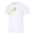 adidas Large Logo Printing Casual Round Neck Short Sleeve White HG2179