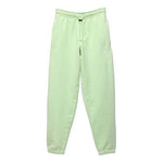 Men's Nike Lab Collection Embroidered Logo Solid Color Fleece Lined Sports Bundle Feet Green Pants AV8279-701