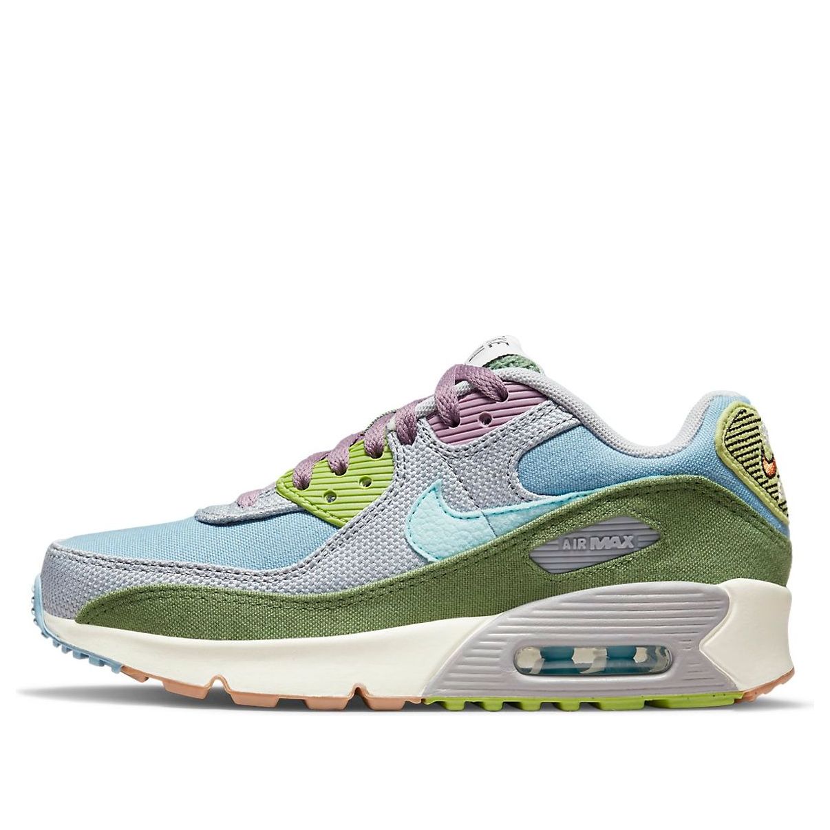 (GS) Nike Air Max 90 SE 'Sun Club - Worn Blue Treeline' DQ4016-400