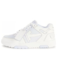 (WMNS) Off-White Out Of Office Leather Sneakers 'Light blue White' OWIA259S24LEA0044001