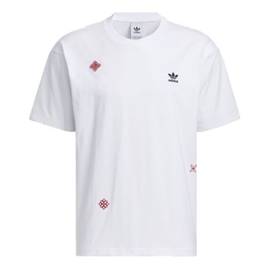 adidas originals CNY limited Round Neck Short Sleeve White HD0327