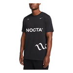 Men's Nike Alphabet Logo Printing Round Neck Short Sleeve Black T-Shirt DM1724-010