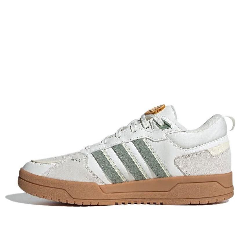 adidas Neo 100DB Basketball Shoes 'Beige White Green' IG1568