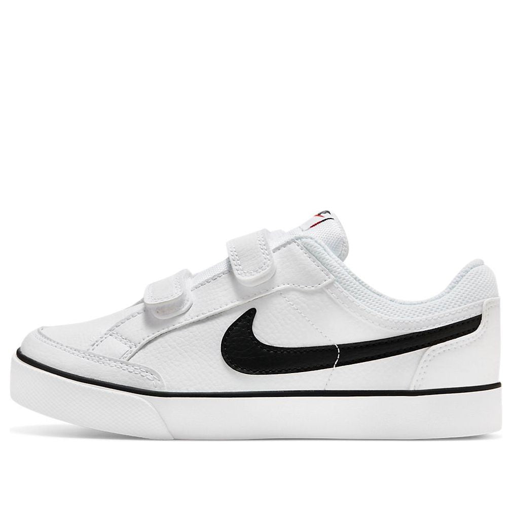 (PS) Nike Capri 3 LTR Leather 'White Black' 579948-106