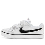 (PS) Nike Capri 3 LTR Leather 'White Black' 579948-106